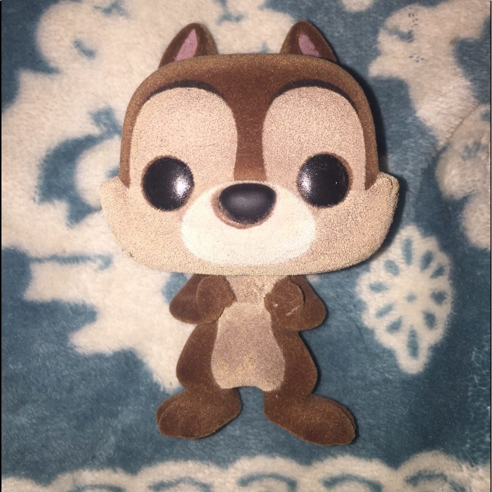 Disney Chip Fuzzy Funko POP out of box